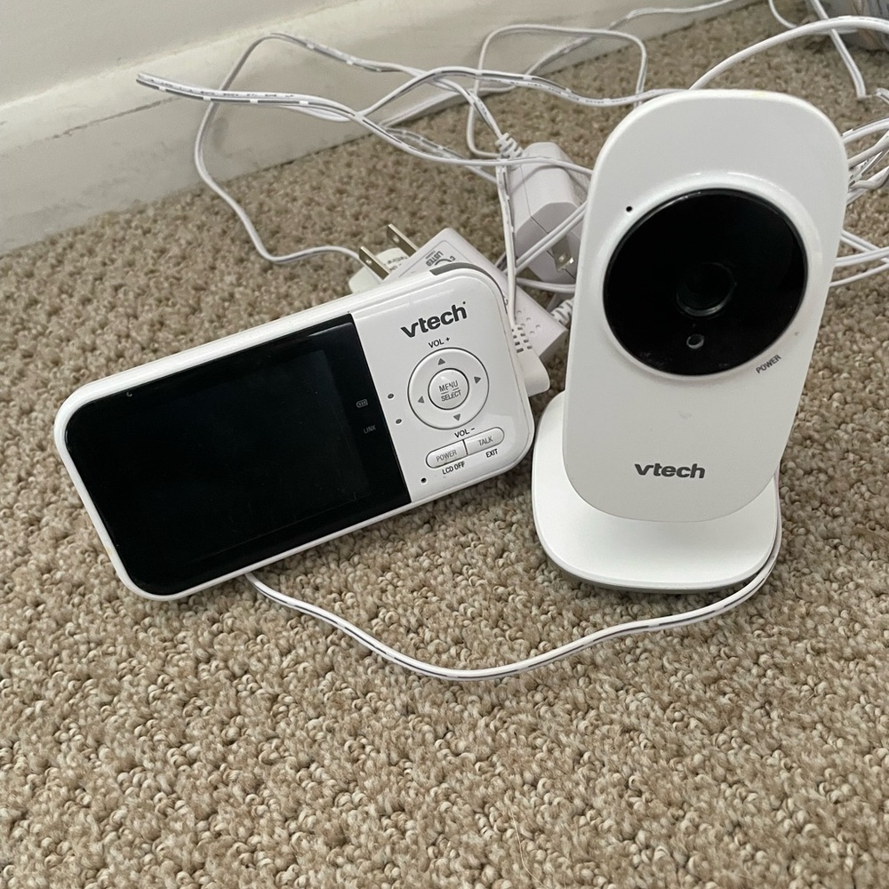 VTech White Baby Monitor Set